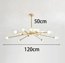 Axyaa LED Pendant Light Chandeliers for Staircase & Living Room, Modern Indoor Hanging Lamps