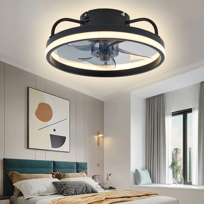 Axyaa Smart LED Ceiling Fan Light for Modern Home Decor
