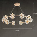 Axyaa LED Ceiling Lamp Chandelier for Modern Bedroom and Dining Room