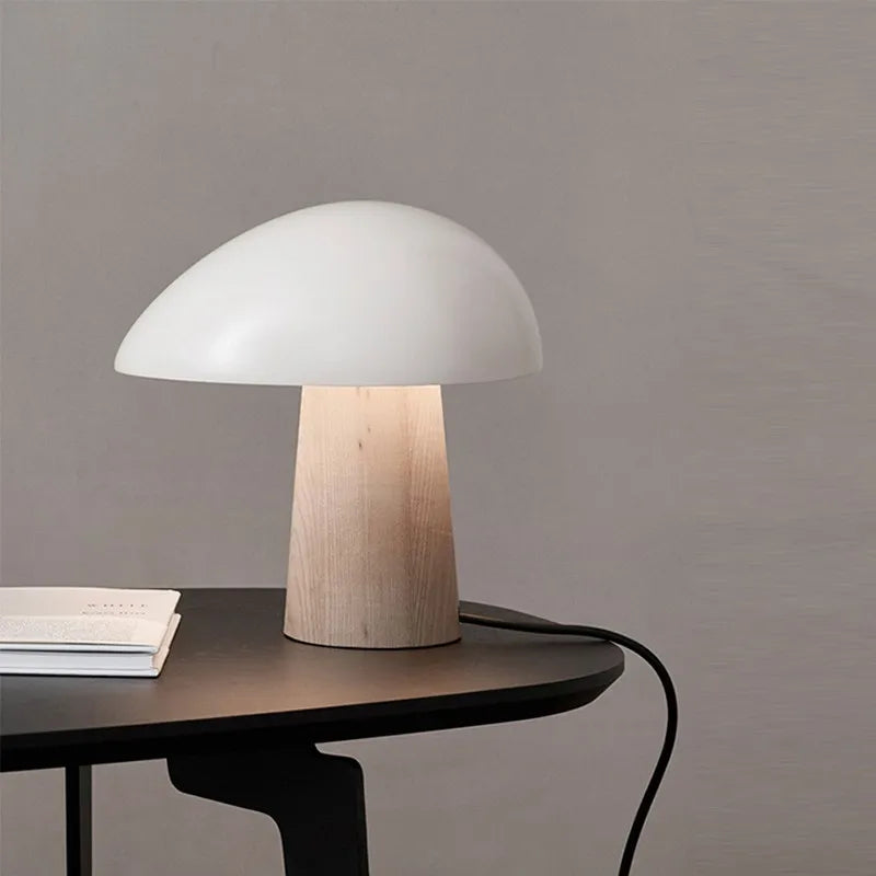 Axyaa Mushroom Table Lamp LED Light for Bedroom, Living Room, Study Room, Hotel