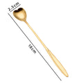 Axyaa Stainless Steel Long Handle Mini Spoon for Dessert Coffee Ice Cream