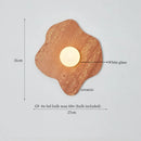 Axyaa Patterned Ceramic LED Wall Sconce for Home Lighting - Wabi Sabi Theme