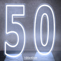 Axyaa Neon Double Digit Acrylic Digital Light for Birthday Party