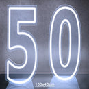 Axyaa Neon Double Digit Acrylic Digital Light for Birthday Party