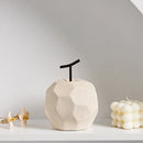 Axyaa Apple Pear Decoration: Simple Ceramic Fruit for Home & Office Décor