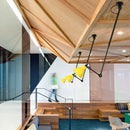 Axyaa LED Art Pendant Lamp: Nordic Modern Chandelier for Home, Restaurant, and Bar Lighting