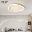 Axyaa Brushed LED Chandelier, Ceiling-Mounted Black&White Lighting for Living Room