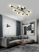 Axyaa Vintage Iron Bedroom Ceiling Light, E27 Bulb Living Room Fixture