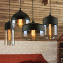 Axyaa Retro Glass LED Pendant Chandelier for Bedroom Dining Room Bar Restaurant