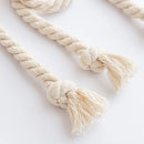 Nordic Tassel Tieback Curtain Clips by Axyaa - Beige Linen Straps, Home Decor