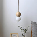 Axyaa Yellow Marble Pendant Lamp Gourd Japan Travertine Hanging Light
