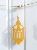 Ramadan Lantern & Eid Mubarak Banner by Axyaa - Muslim Rustic Decor