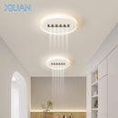 Axyaa Square Cloud Round Ceiling Lamp Spotlight White Hallway Aisle Light