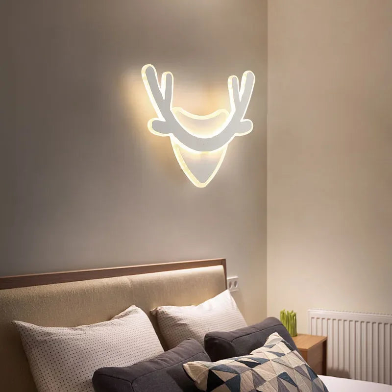 Axyaa Rotating Wall Lamp: Modern Minimalist Bedroom Sconce for Nordic Living Room