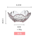 Axyaa Crystal Glass Dish Plate with Gold Rim, Blue Sea Snail Starfish Scallop design