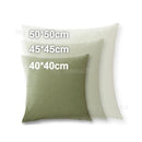Axyaa Cotton Linen Pillow Cover Set for Home Sofa Car Décor