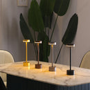 Axyaa LED Table Lamp: Rechargeable Touch Three-tone Lighting for Home and Decor