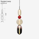 Axyaa Creative Glass LED Floor Lamp for Living Room, Bedroom, Study - Indoor Candy Chandelier