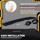 Axyaa Rear Bumper Reflector Lights for Geely Coolray Proton X50 Car Dynamic Turn Signal