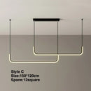 Axyaa Minimalist Pendant Light with Remote Control for Modern Home Decor