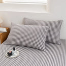Axyaa Solid Color Washed Cotton Pillowcase Set • Single • 48x74cm