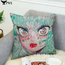Axyaa Couple Pillowcases 45x45: Eunpyon Art Decorative Cushion Cover for Fall Decor