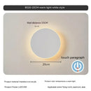 Axyaa LED Touch Sensor Wall Lamp - Modern Minimalist Style for Bedroom, Staircase, Porch