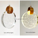 Axyaa Luxury Crystal Ceiling Pendant Light with LED for Villa Living