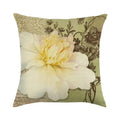 Axyaa Floral Linen Pillowcase 45x45cm