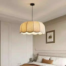 Axyaa Nordic Linen E27 LED Pendant Lights Chandelier - Minimalist Retro Style