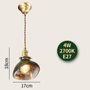 Axyaa Diamond Glass LED Pendant Lamp - Modern Nordic Hanging Lights