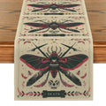 Axyaa Moth Skull Table Runner: Stylish Home Dining Decor & Party Essential