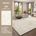 Axyaa Luxury Floral Retro-Style Living Room Carpet, Thick Soft Rug for Bedroom Décor