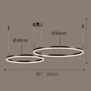 Axyaa Nordic Rings Pendant Light Fixture for Dining and Living Room Decor