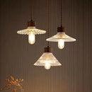 Axyaa Nordic Glass Pendant Chandelier LED Lighting for Home Decor