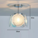 Blue Cloud Glass Pendant Light for Artistic Living Space by Axyaa