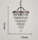Axyaa Water Droplet Crystal Chandelier for Various Indoor Spaces