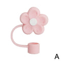 Silicone Straw Cover for Axyaa Tumblers – Cute Cup Topper with Flower Design