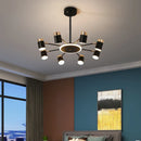 Axyaa Nordic Chandelier LED Light Modern Indoor Lighting Decoration for Living Room & Dining Area