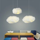 Axyaa White Clouds Pendant Lamp for Study Room & Bedroom