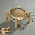 Axyaa Bamboo Dried Fruit Tray Decor Basket Stand Large Capacity Wedding