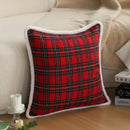 Axyaa Christmas Pillowcase Set in Red and Green for Home Decor