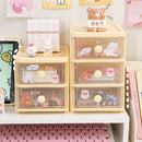 Axyaa Acrylic Drawer Organizer Set for Desk Stationery and Hair Accessories