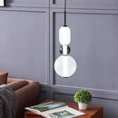 Modern LED Glass Pendant Light Chandelier for Stairs, Bedroom, Kitchen - Axyaa
