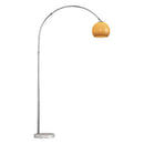 Axyaa Stainless Steel LED Floor Lamp for Modern Living, Dining, and Bedroom Decor