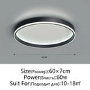 Modern Round LED Ceiling Light for Bedroom by Axyaa - Minimalist Nordic Design for Living Room