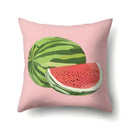 Axyaa Fresh Summer Fruit Printed Cushion Cover for Home Sofa 45x45cm