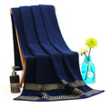 Axyaa Adult Bath Towel: 100% Cotton, Absorbent & Soft for Bath, Beach, or Car Washing