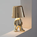 Axya LED Golden Man Table Lamp Minimalist USB Bedside Light