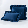 Axyaa Velvet Ruffle Cushion Cover for Home Decor 30x50/45/50cm